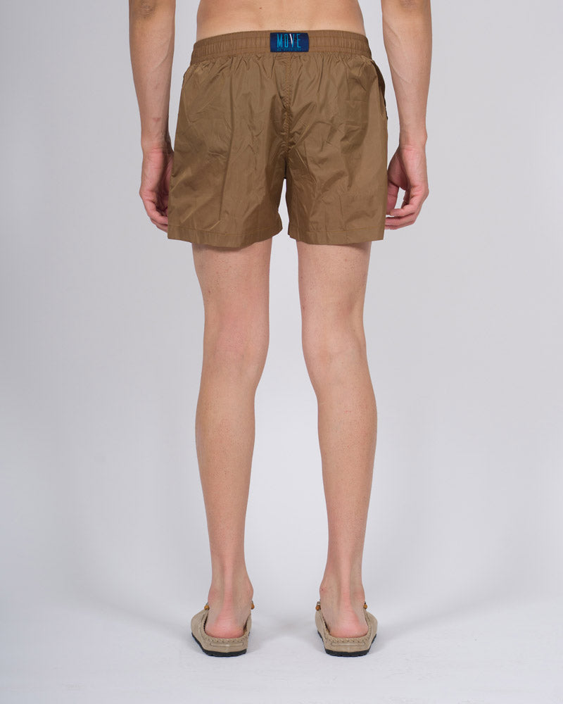 Costume da Bagno Uomo Move Tinta Unita Coccio 