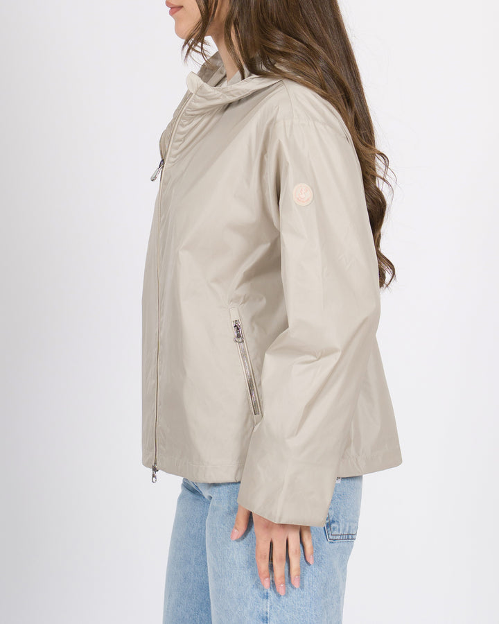 Giubbotto SAVE THE DUCK Grigio con Zip e Cappuccio 