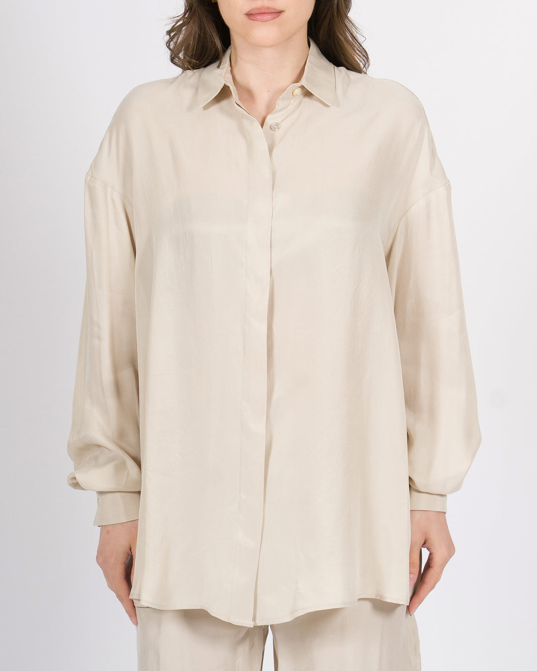 Camicia Over SILENCE  Beige 