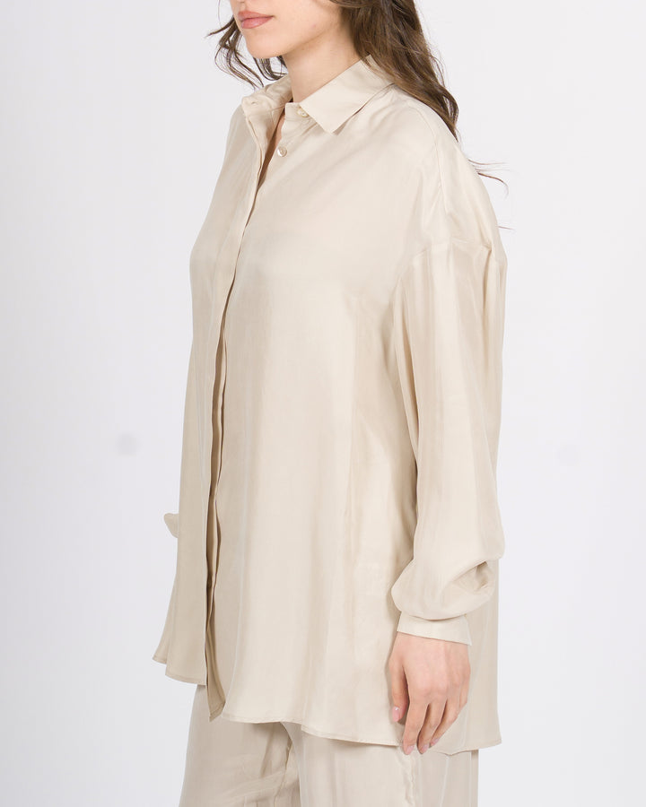 Camicia Over SILENCE  Beige 