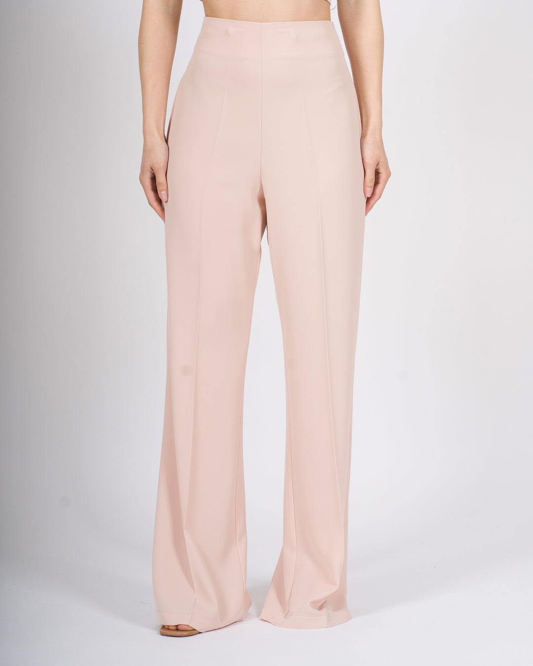 Pantalone Silence rosa Modello Palazzo 