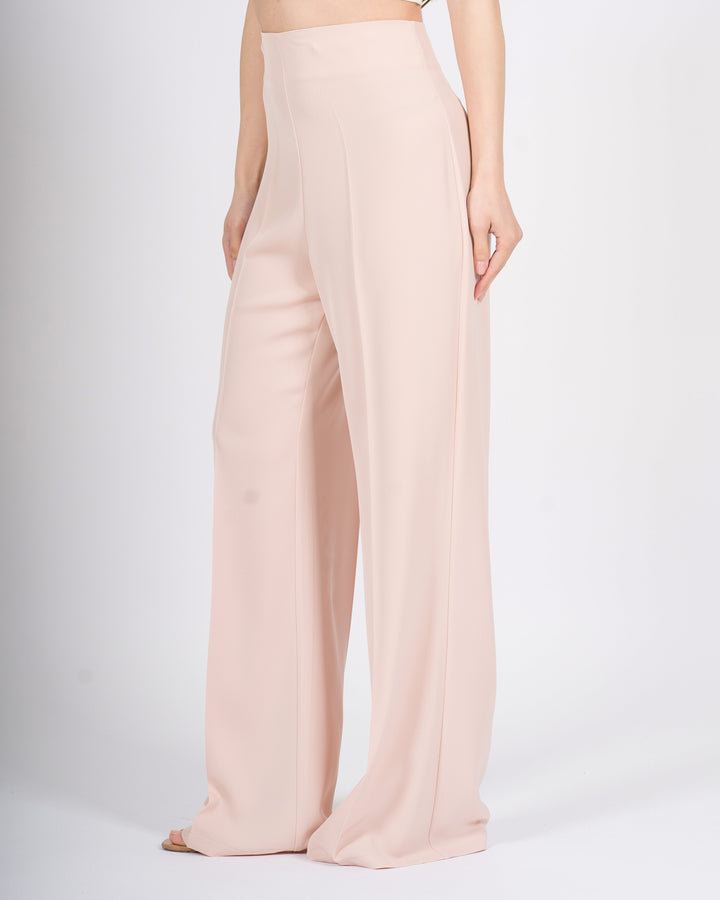 Pantalone Silence rosa Modello Palazzo 