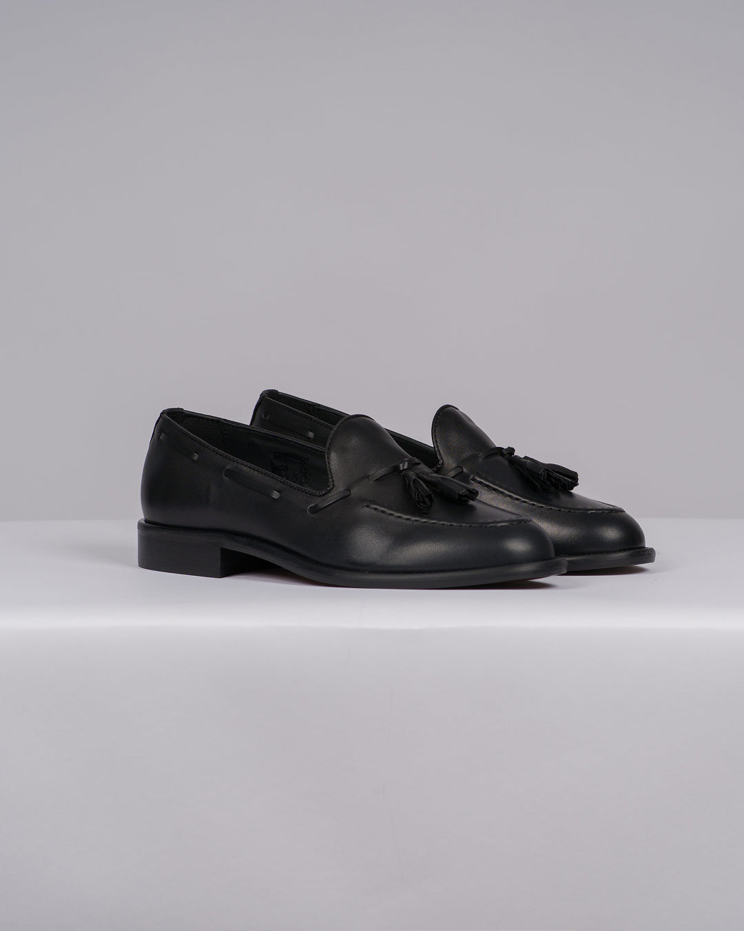 Mocassino Uomo Penny Loafer Nero con Nappine 