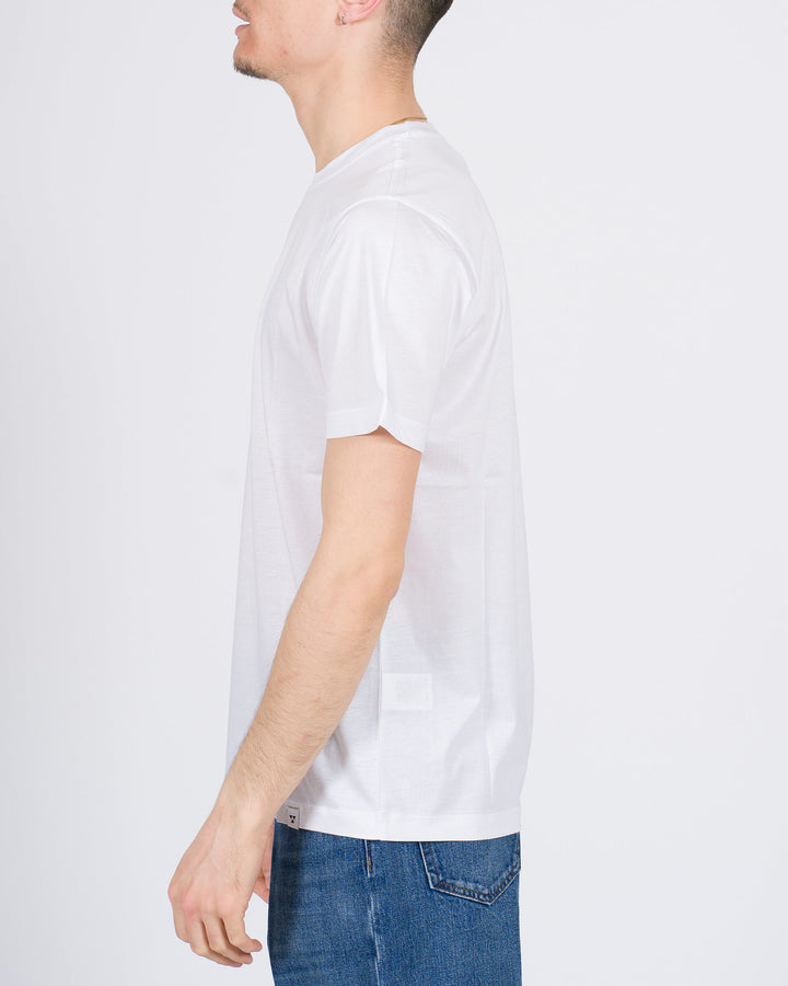T-shirt Toledo in cotone Supima bianca 