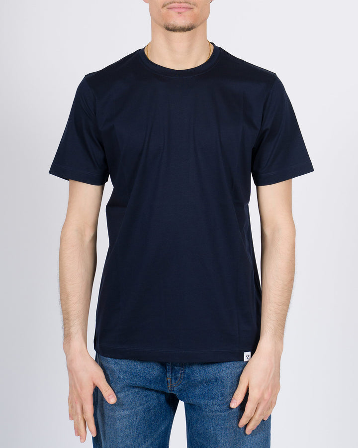 T-shirt Toledo in cotone Supima blu 