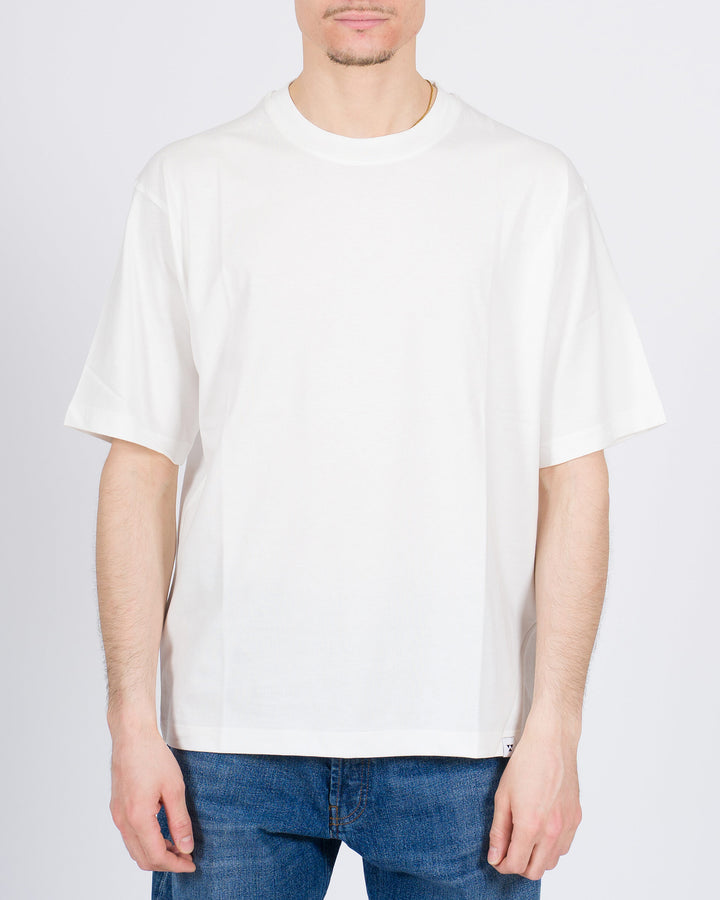 T-shirt Firenze in cotone bianca cropped 