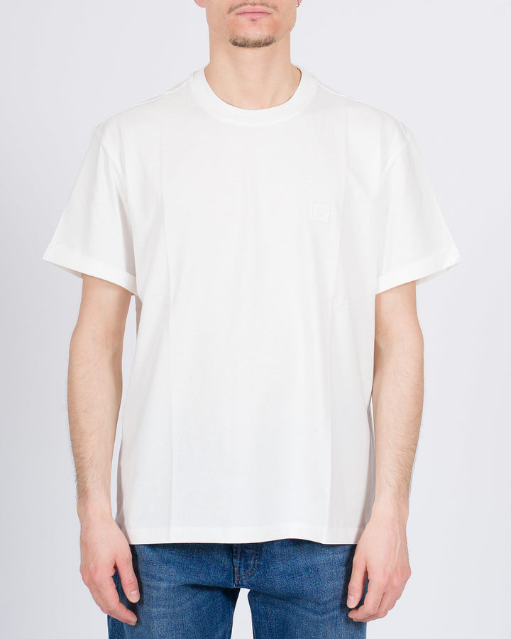 T-shirt Barcellona bianca mezza manica 