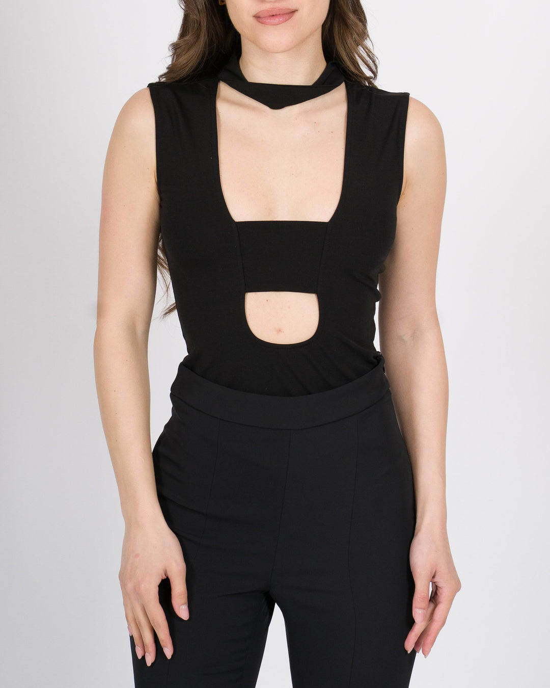 Top Body Silence nero  Stretch 
