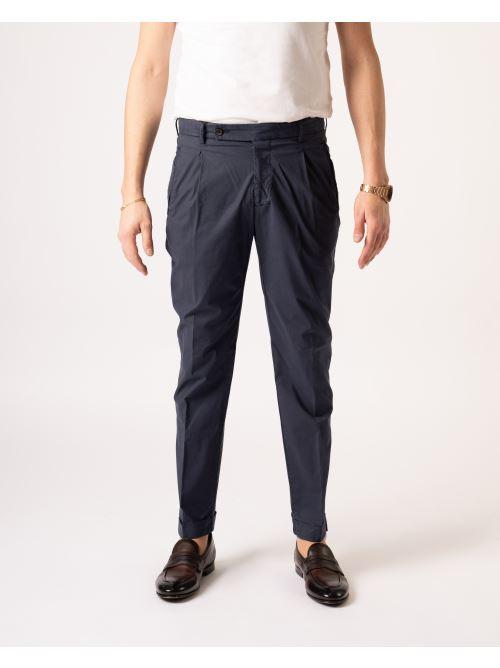 Pantalone Retro Cotone Blu 