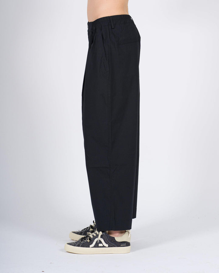 Pantalone Uomo nero Doppia Pence in Cotone 