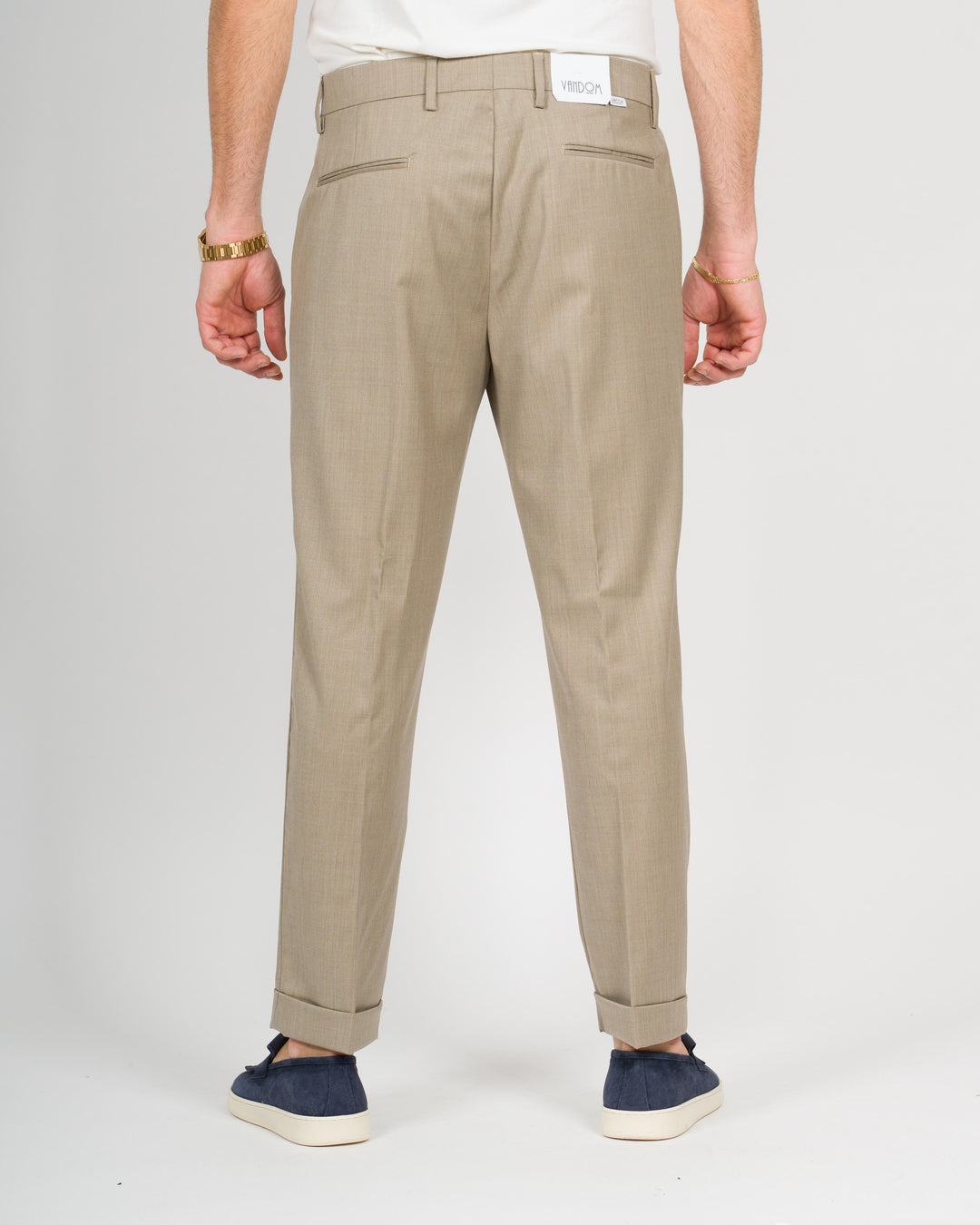 Pantalone gabriel una pence fango 