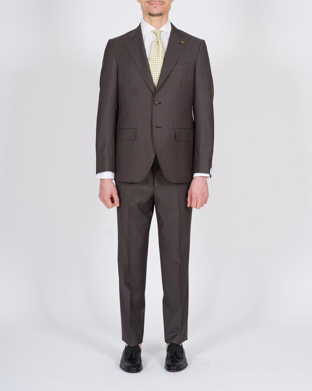 Abito Monopetto in Solaro Marrone 