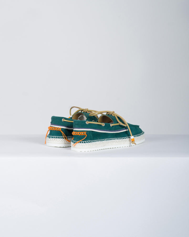Nautico Cruz Suede verde 