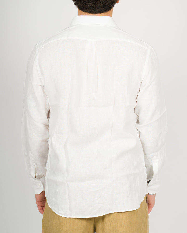 Camicia cotone unito bianca 