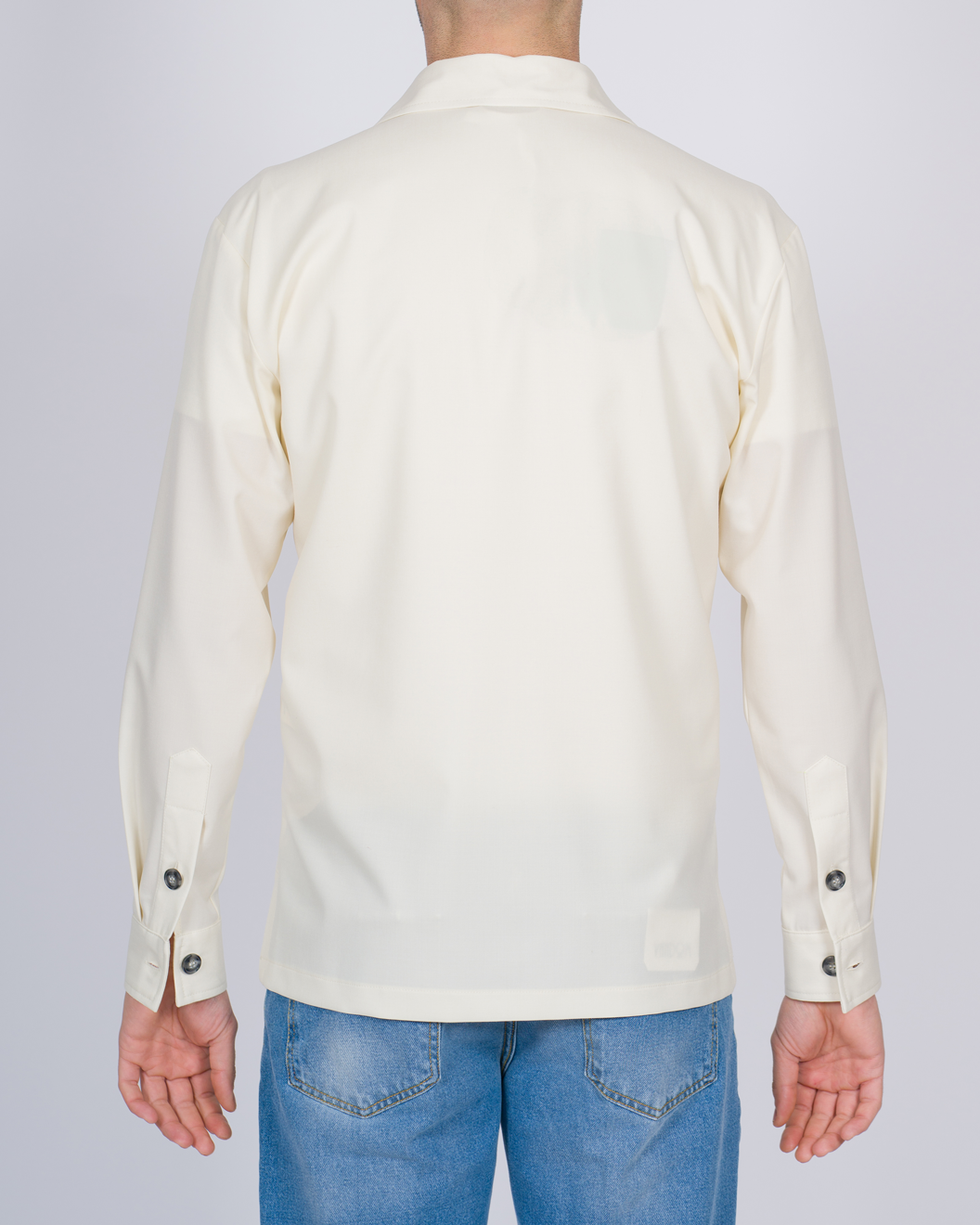 OVERSHIRT TASCONI PANNA 
