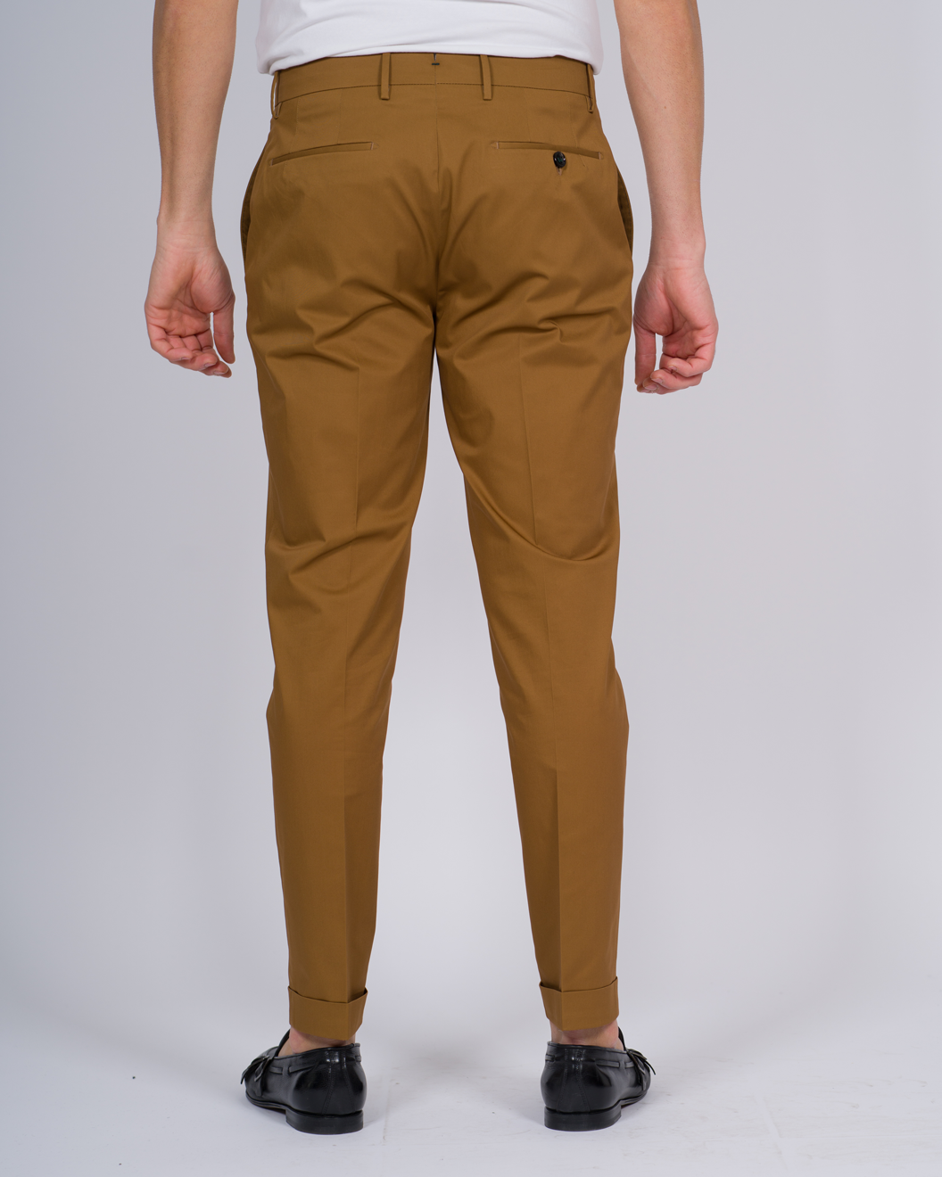 PANTALONE Y RETRO COTONE TABACCO 
