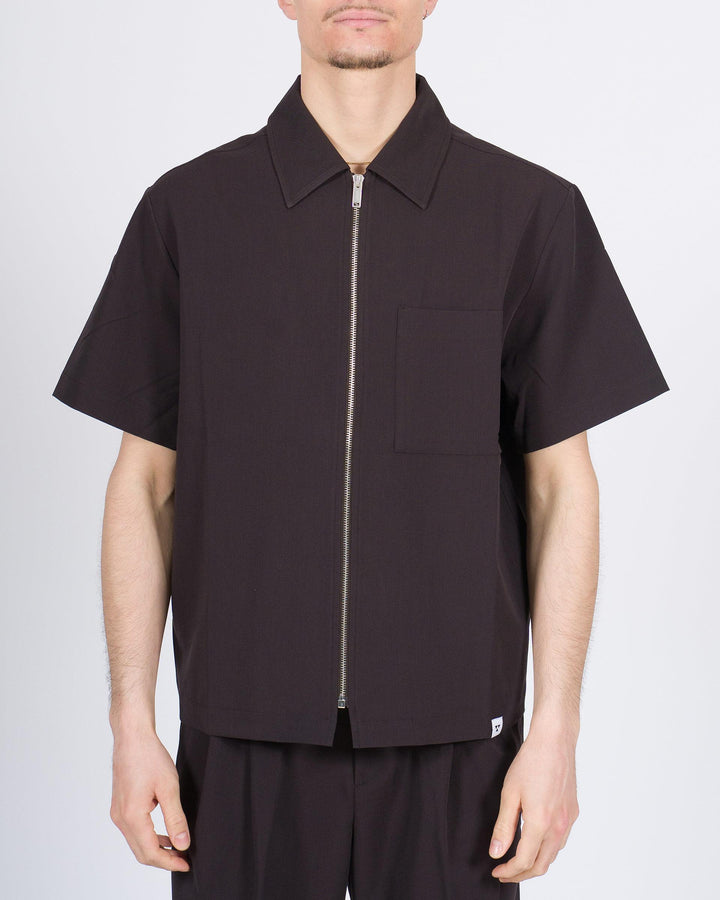 Polo Mezza Manica Uomo moro con Zip 