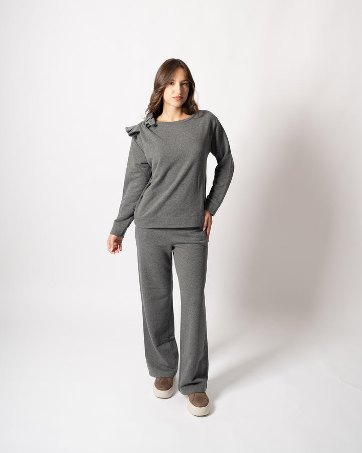 Pantalone Felpa grigio 