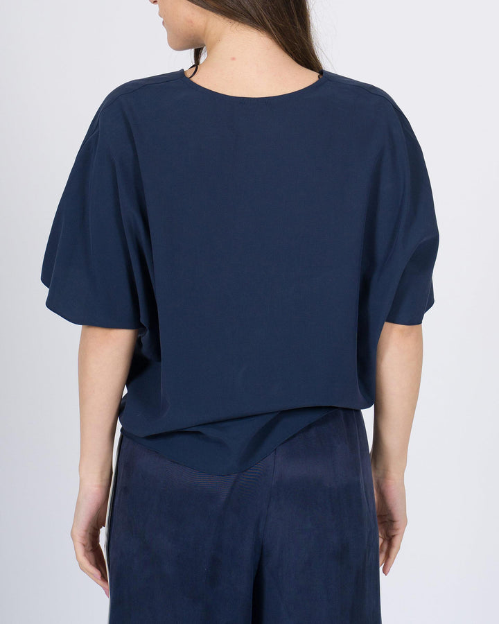Blusa Access Blu con Scollo a V 
