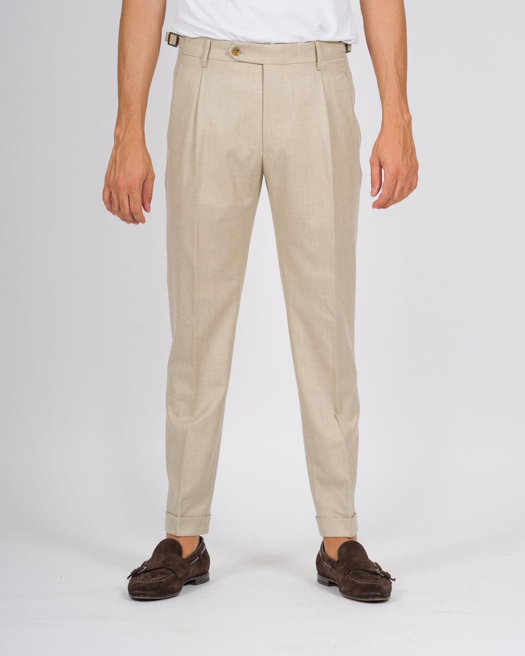 Pantaloni Retro Vitale Barberis Beige 