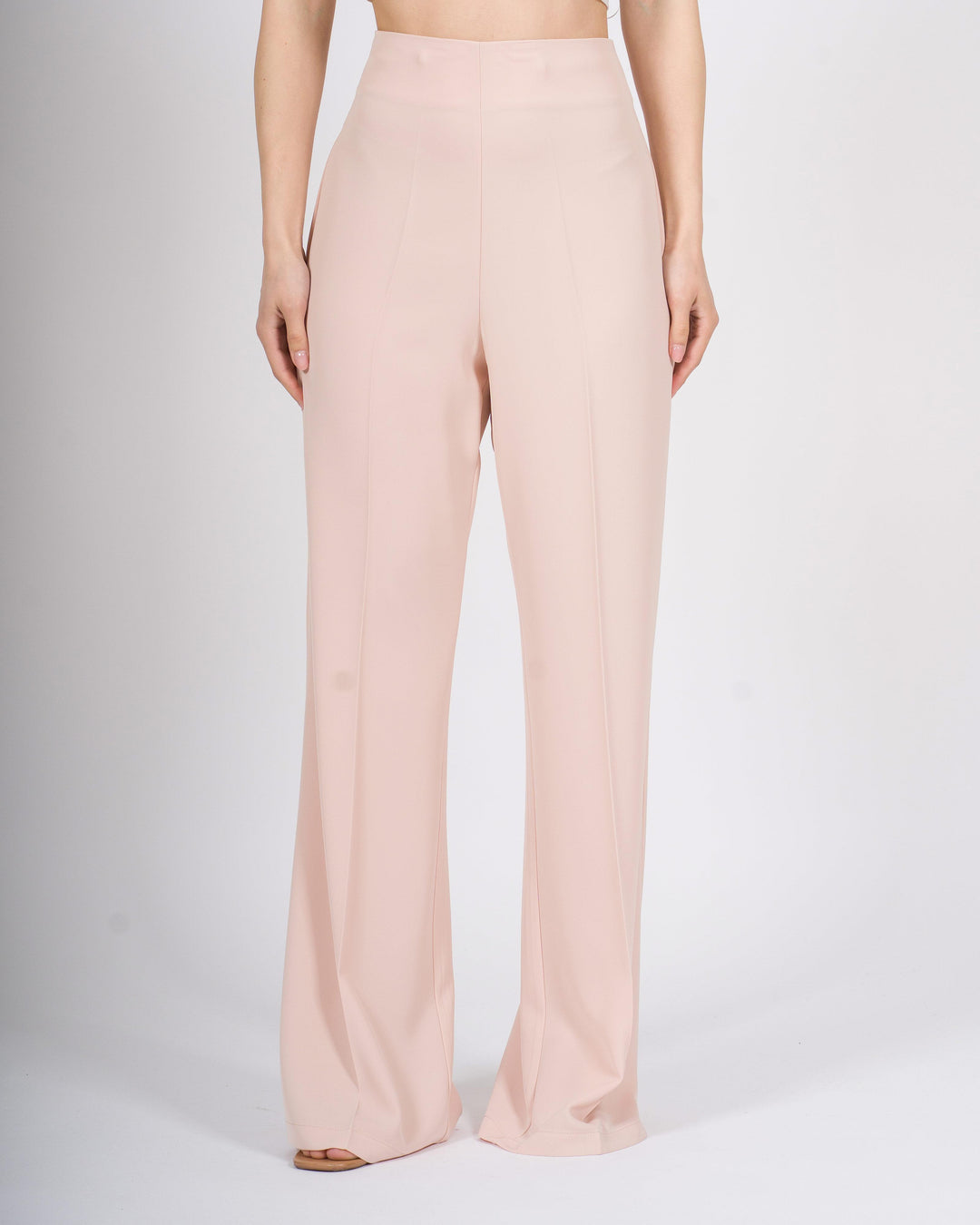 Pantalone Silence rosa Modello Palazzo 