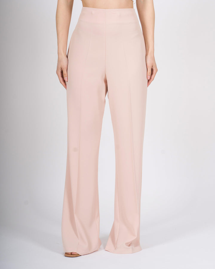 Pantalone Silence rosa Modello Palazzo 