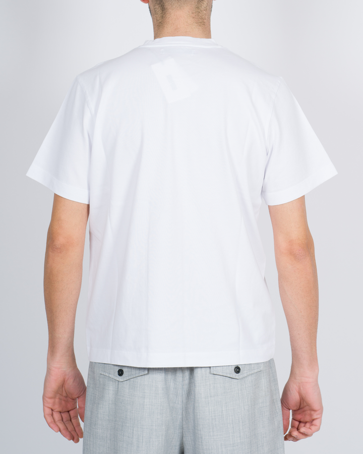 T-shirt over cotone bianca 