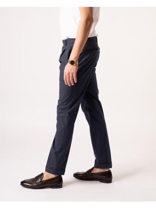 Pantalone Retro Cotone Blu 