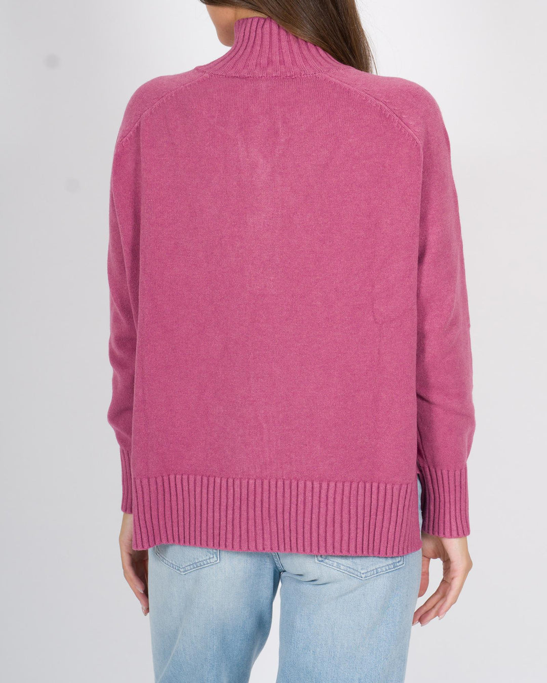 Maglia cinque bottoni rosa 