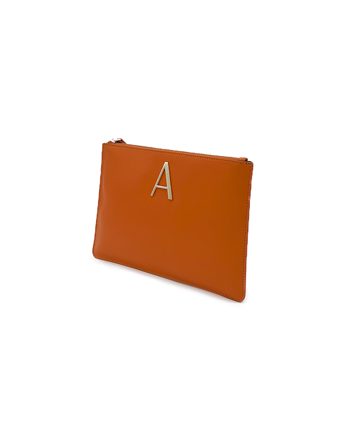 Pochette con Zip e Logo 