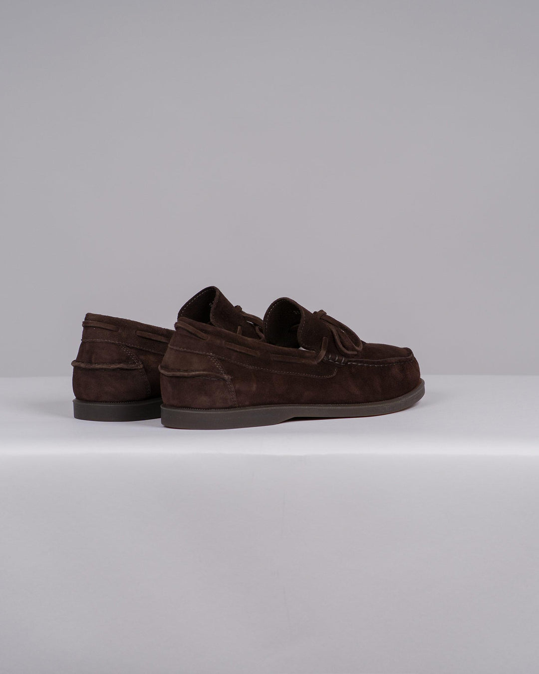 Mocassino Barca Uomo in Suede Moro 