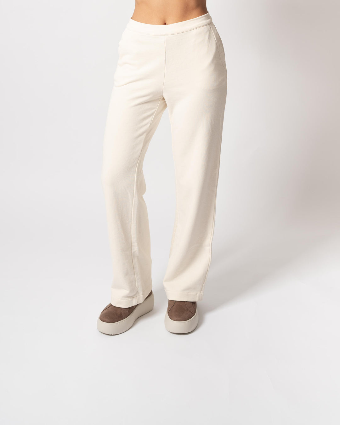 Pantalone Felpa panna 