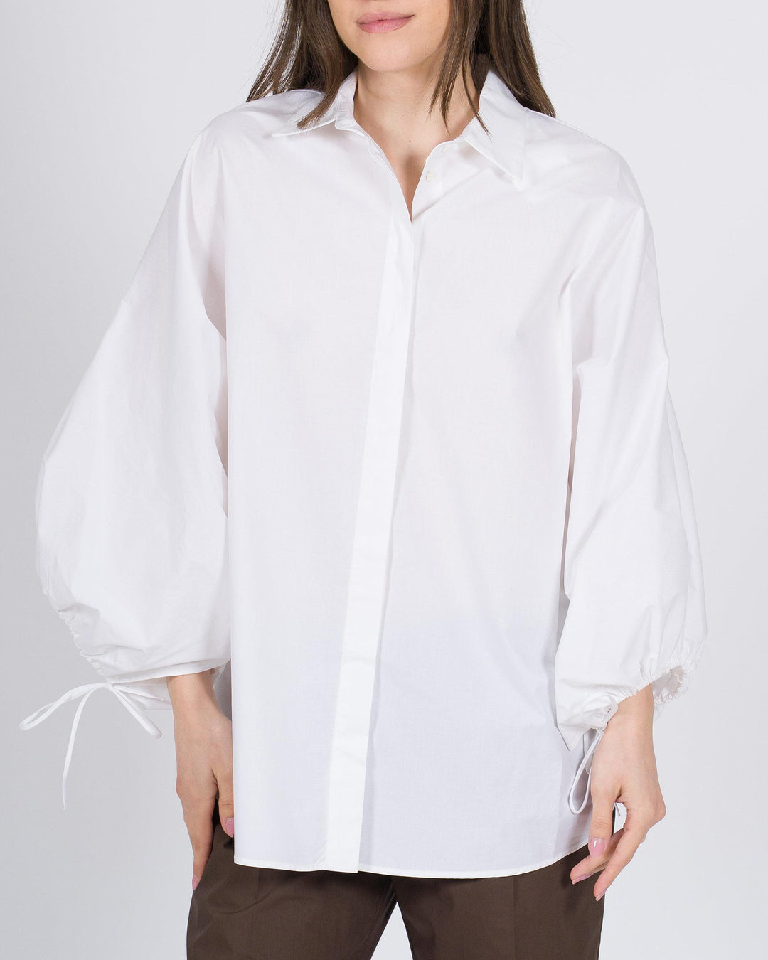 Camicia Bianca in Popeline Meimeij 