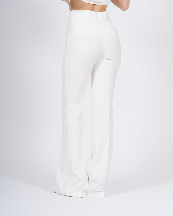 Pantalone a zampa bianco Silence 