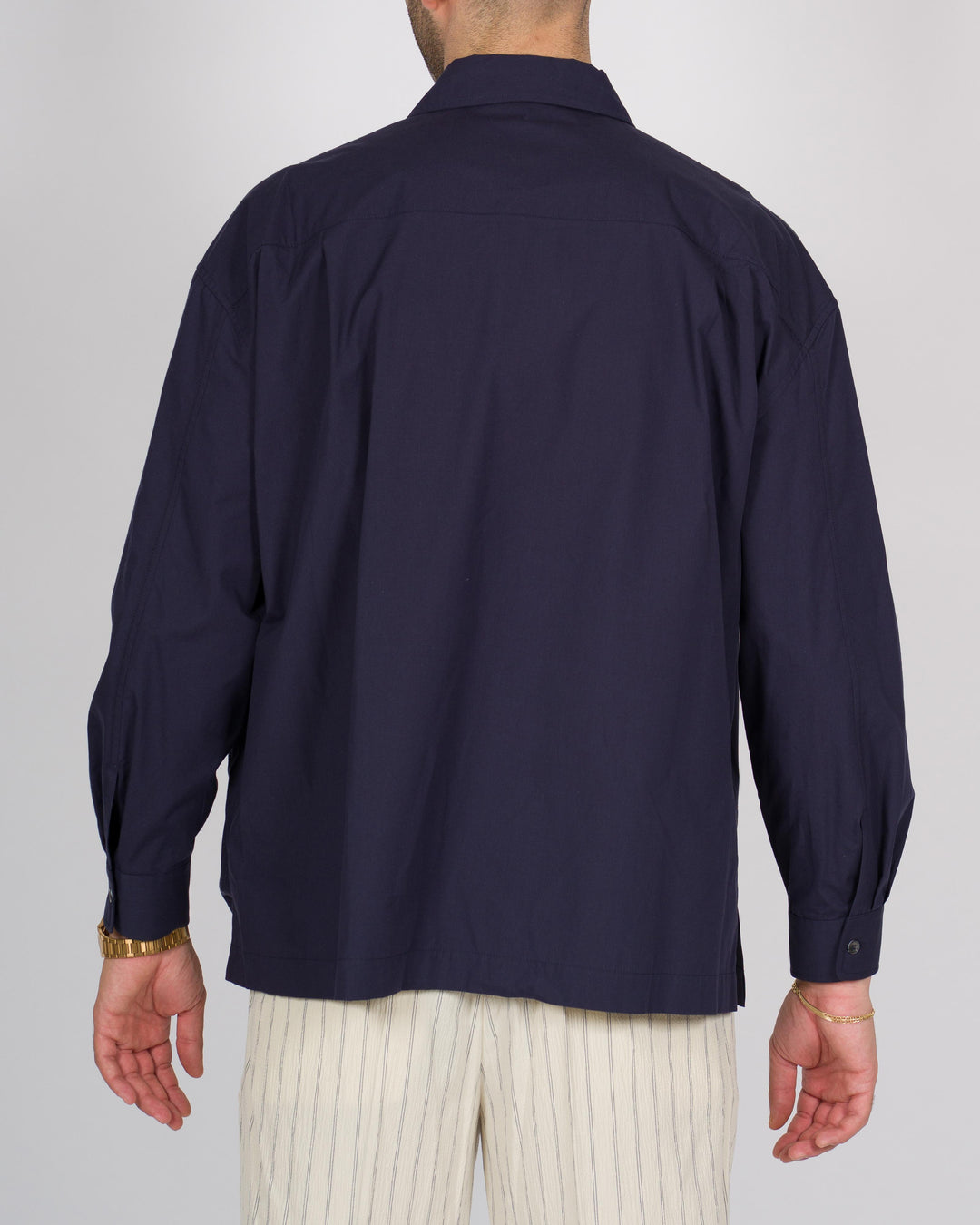 Camicia over blu 