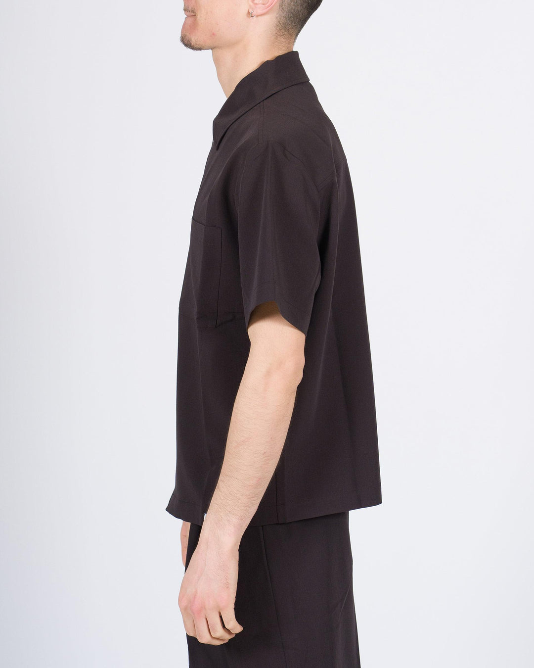 Polo Mezza Manica Uomo moro con Zip 