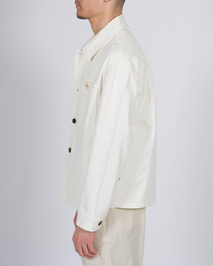 Giubbotto Uomo New York Resident in Cotone Bull Bianco 