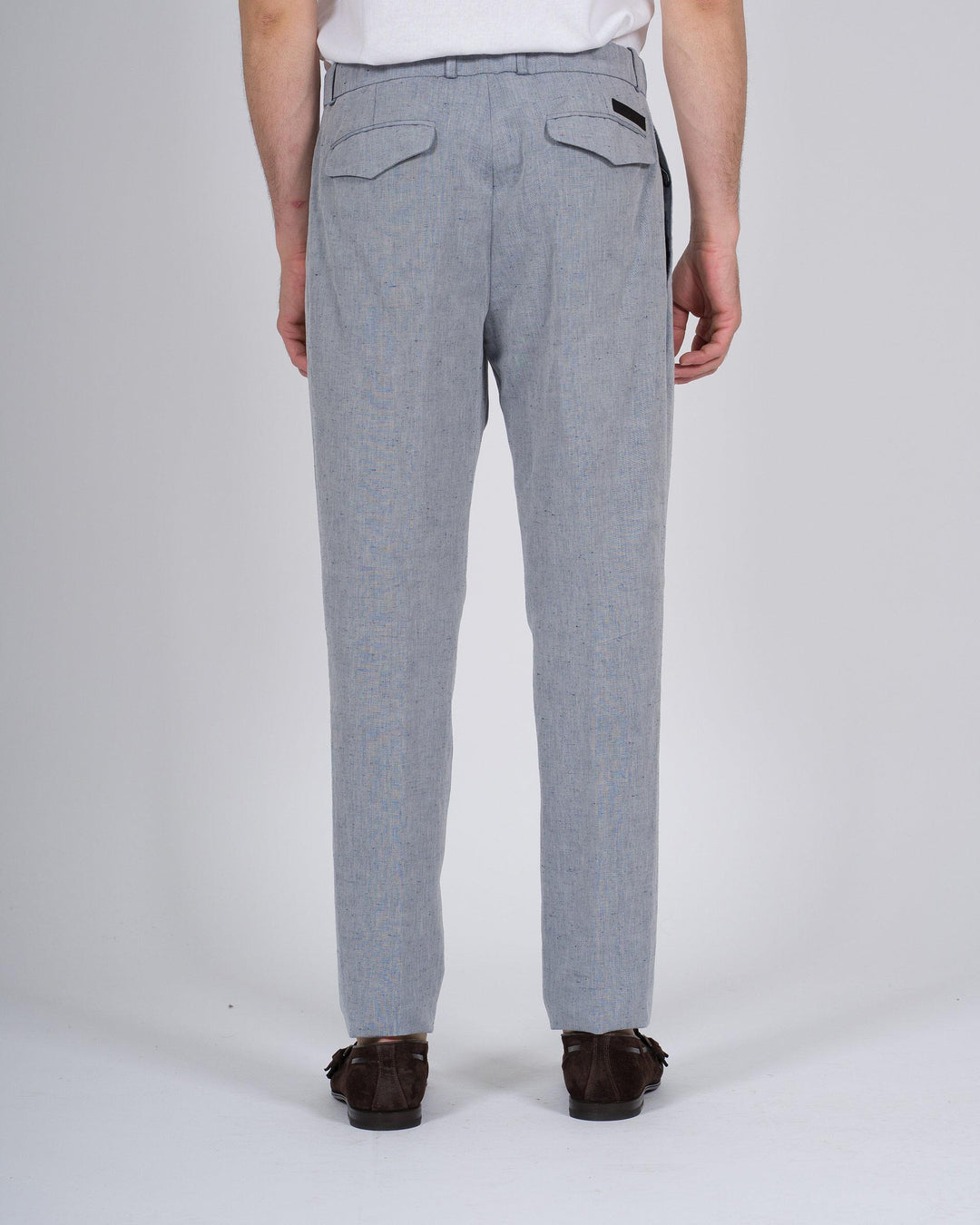 Lynco Chino Double Pence Pant grigio 