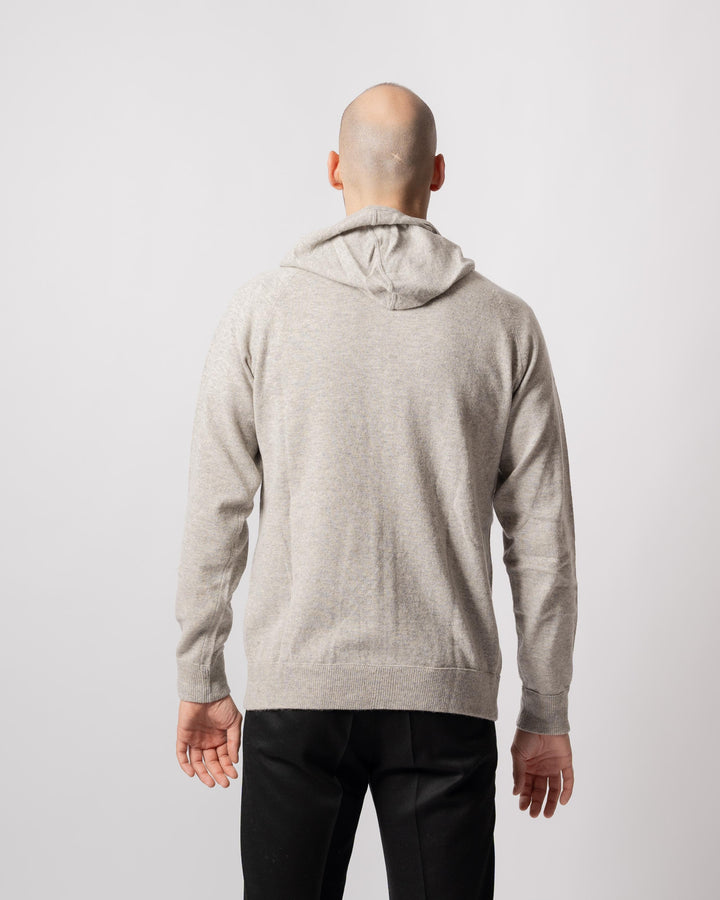 Felpa Full Zip Grigio 