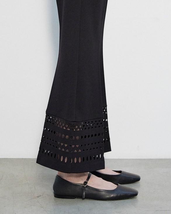 Pantalone con traforo nero 