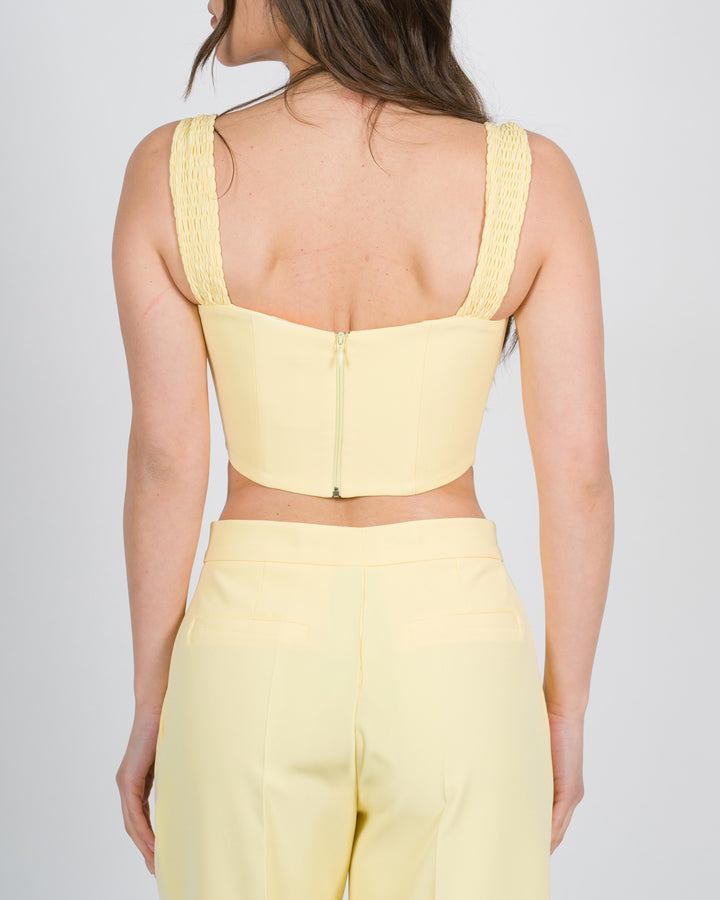 Britney Crop gialla 