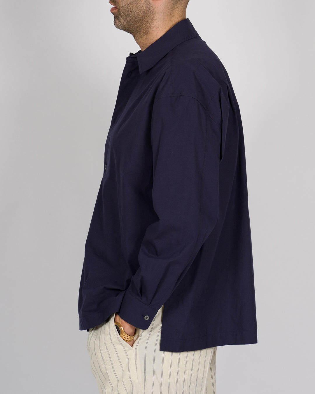 Camicia over blu 
