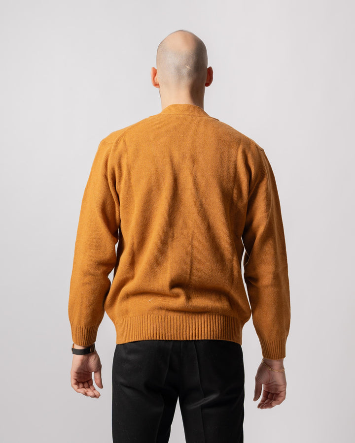 Cardigan Bottoni Ocra 