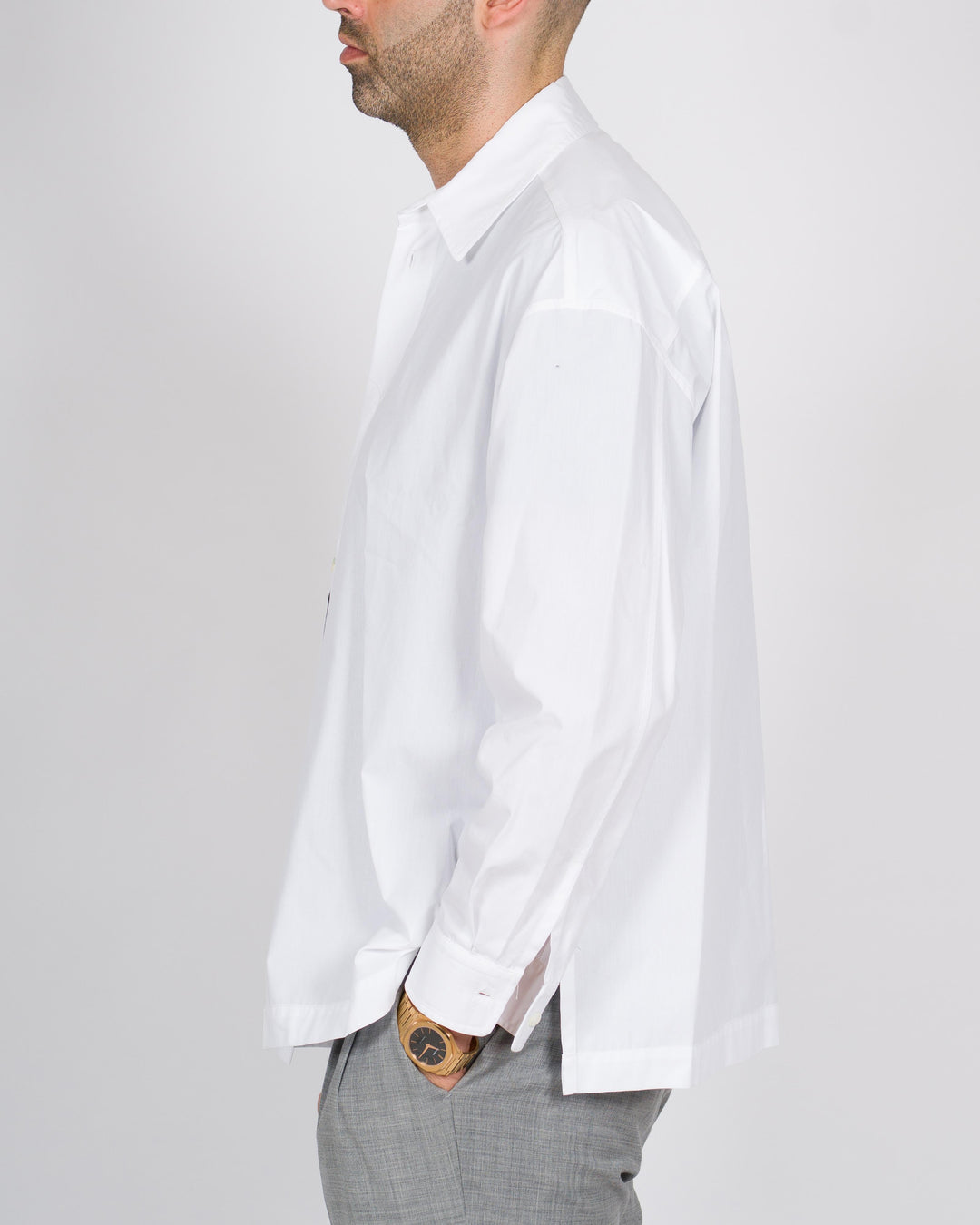 Camicia over bianca 