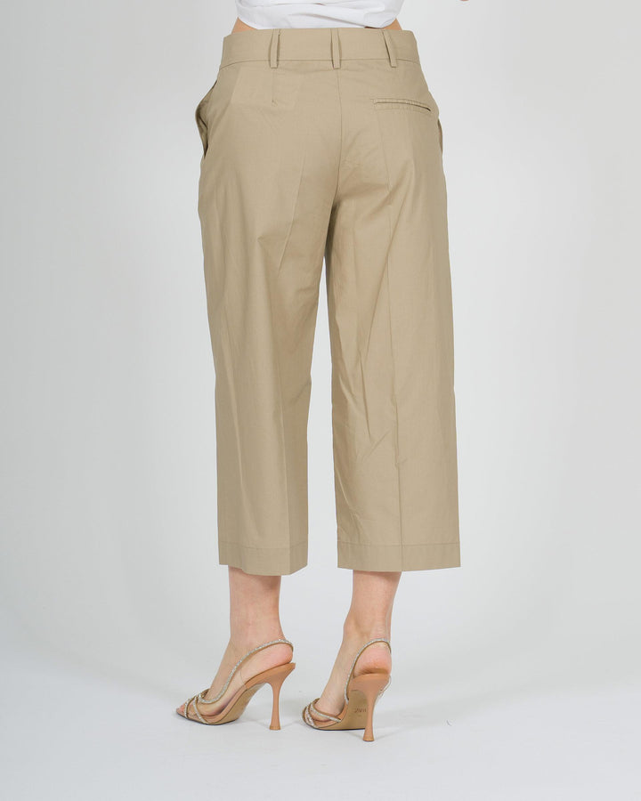 Pantalone cropped beige Meimeij 