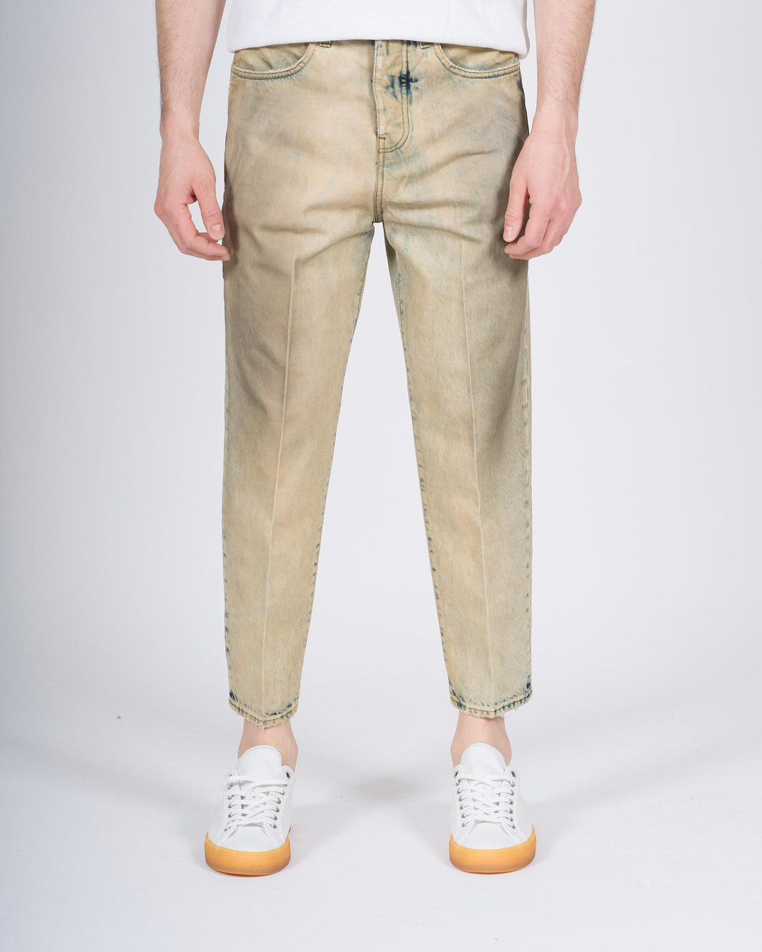 Jeans Uomo Bonheur Modello Osaka Placcato Sabbiato 