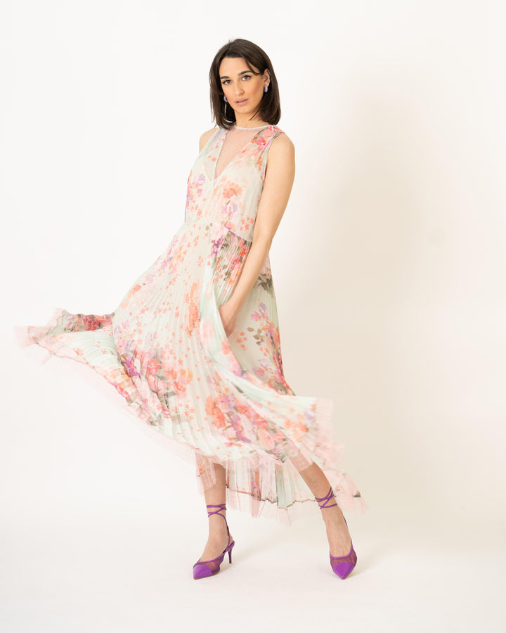 Abito Longuette Fiori e Stelle 