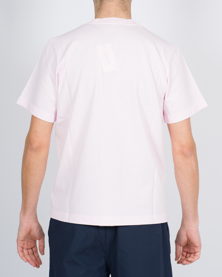 T-shirt over cotone rosa 