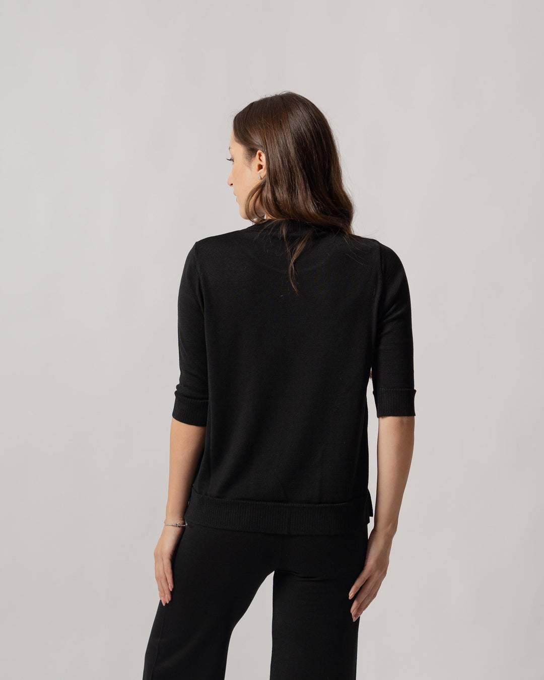 Maglia trequarti nera 