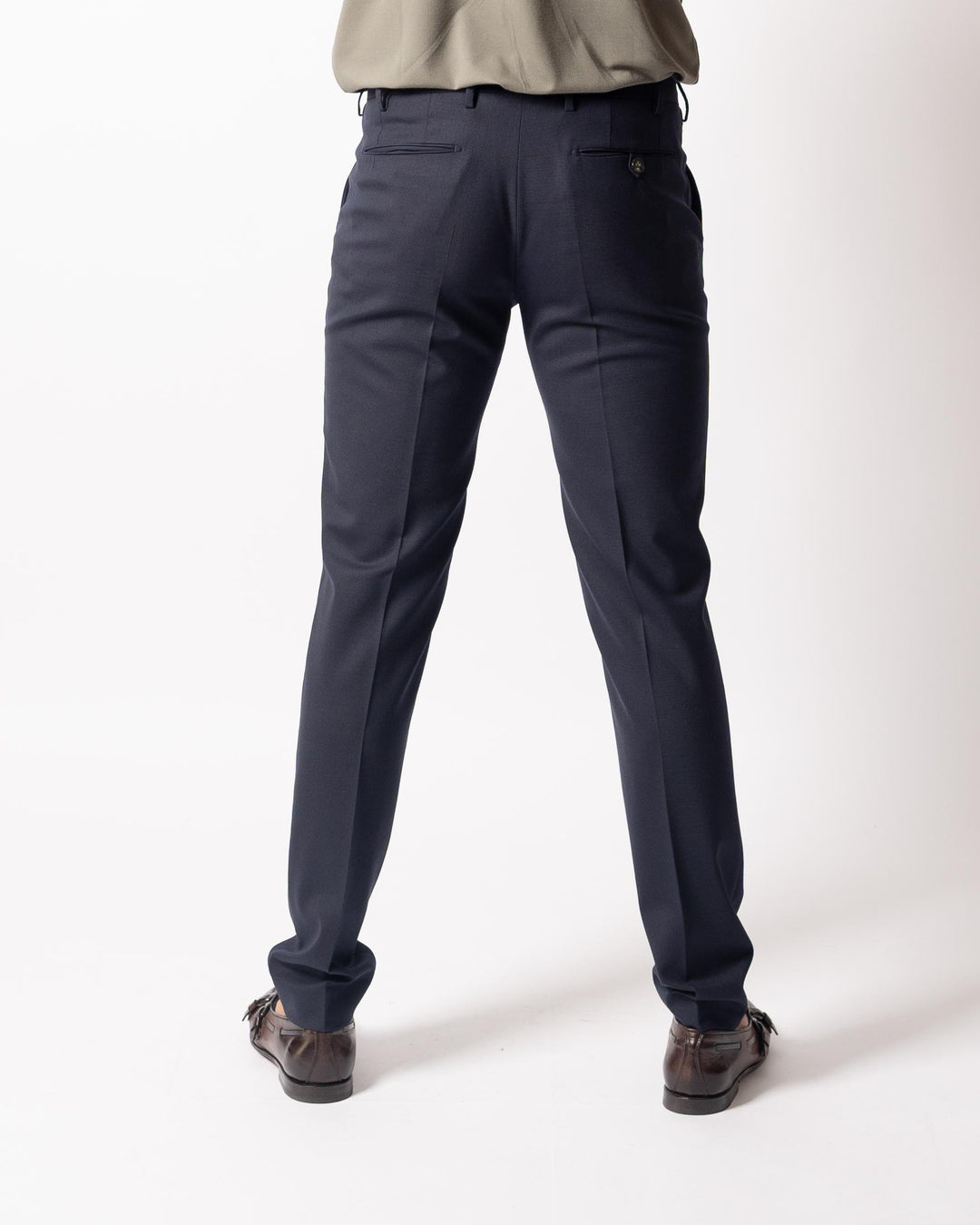 Pantalone Morello Lana Blu 